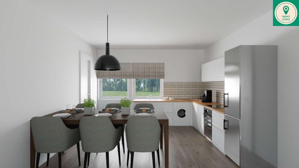 Essbereich mit Küche