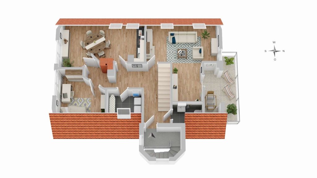 Grundriss 1. Dachgeschoss