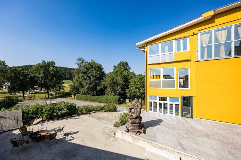 Aussicht mit Anbau